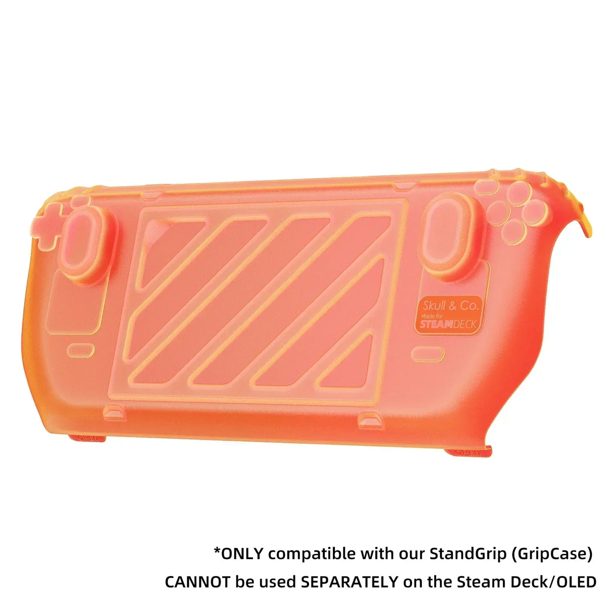 Skull & Co. HardShell Front Cover Bundle GripCase Portable Protective Case StandGrip for Steam Deck and OLED