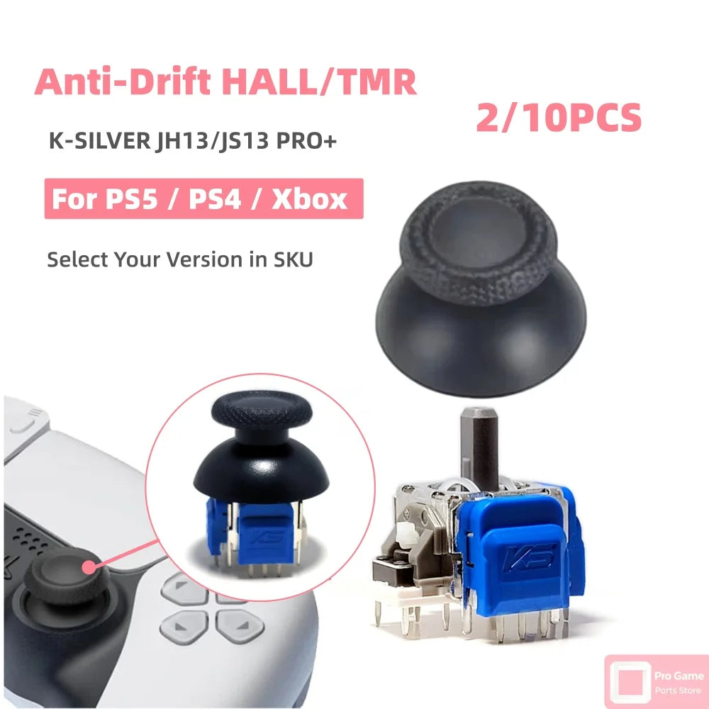 PS5 Hall and TMR Electromagnetic Joystick Replacements