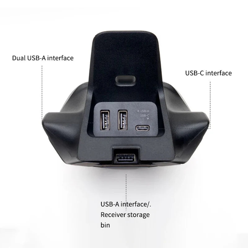 Original Flydigi Vader 5 Pro Charging Dock 2 PRO Customize GIF RGB Animated Bitmap USB Multifunction Expansion Dock