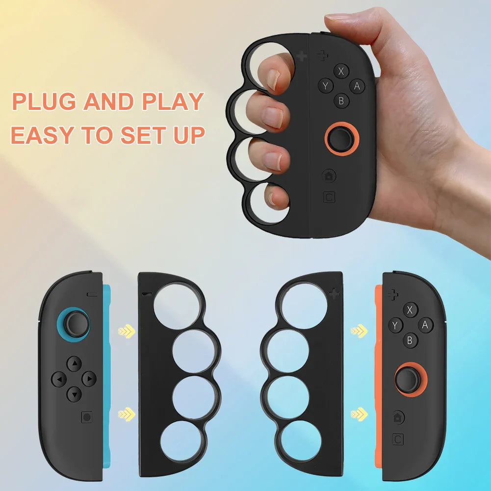 2Pcs Fitness Boxing Hand Grips for Switch 2 Game Console Boxing Handle Grips Fit Boxing Clasp Accessories for Switch 2 Joy-Con