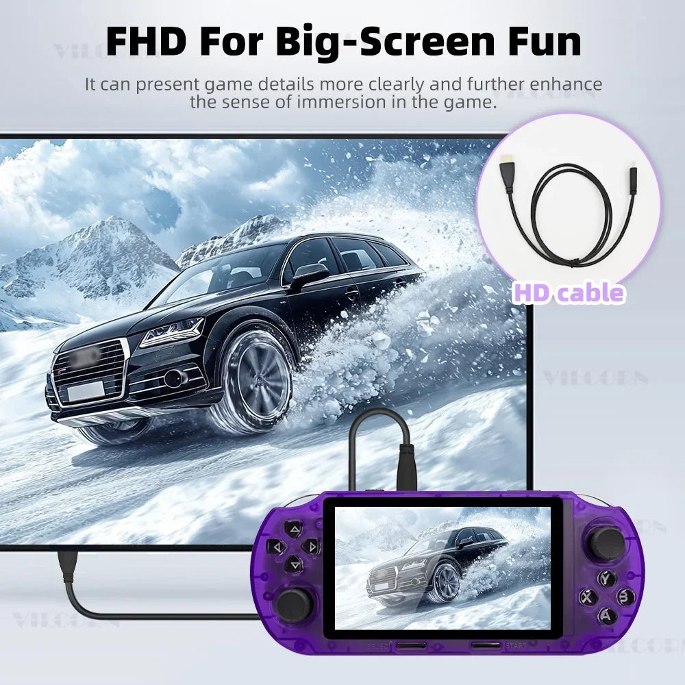 SF3000HD Retro Handheld Game Console 4.5 Inch IPS TV Output