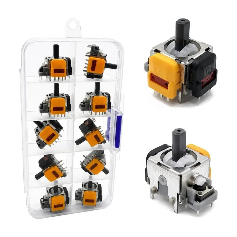 10PCS 3D Analog Sensor Hall Effect Joystick For Playstation 5 Game Controller Sensor Thumb Stick For PS5/PS4/Xbox One/Switch Pro
