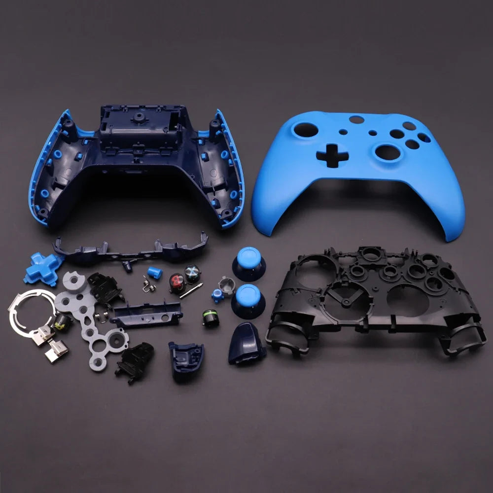 For Xbox One Slim  Gamepad Shell Solid Color Multicolor Set Repair Game Accessories Game Controller Replacement Shell