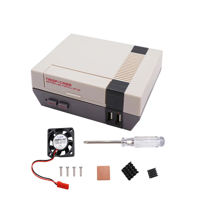 NESPi Retro Case for Raspberry Pi 2/3/B+ with Fan Heat Sink