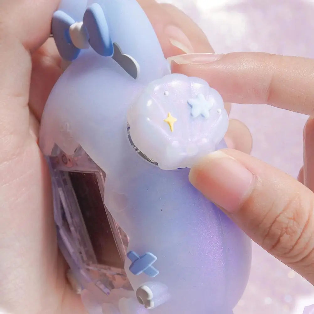 Silicone Knob Cap Cover for Tamagotchi Paradise, Glitter Pearl