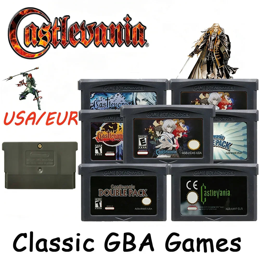 Castlevania Game Cartridge for GBA SP and Nintendo DS