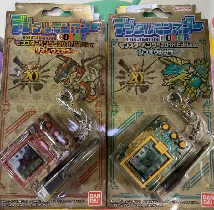 Bandai Digimon Adventure 02 Digivice, D3 V-mon Wormmon Model