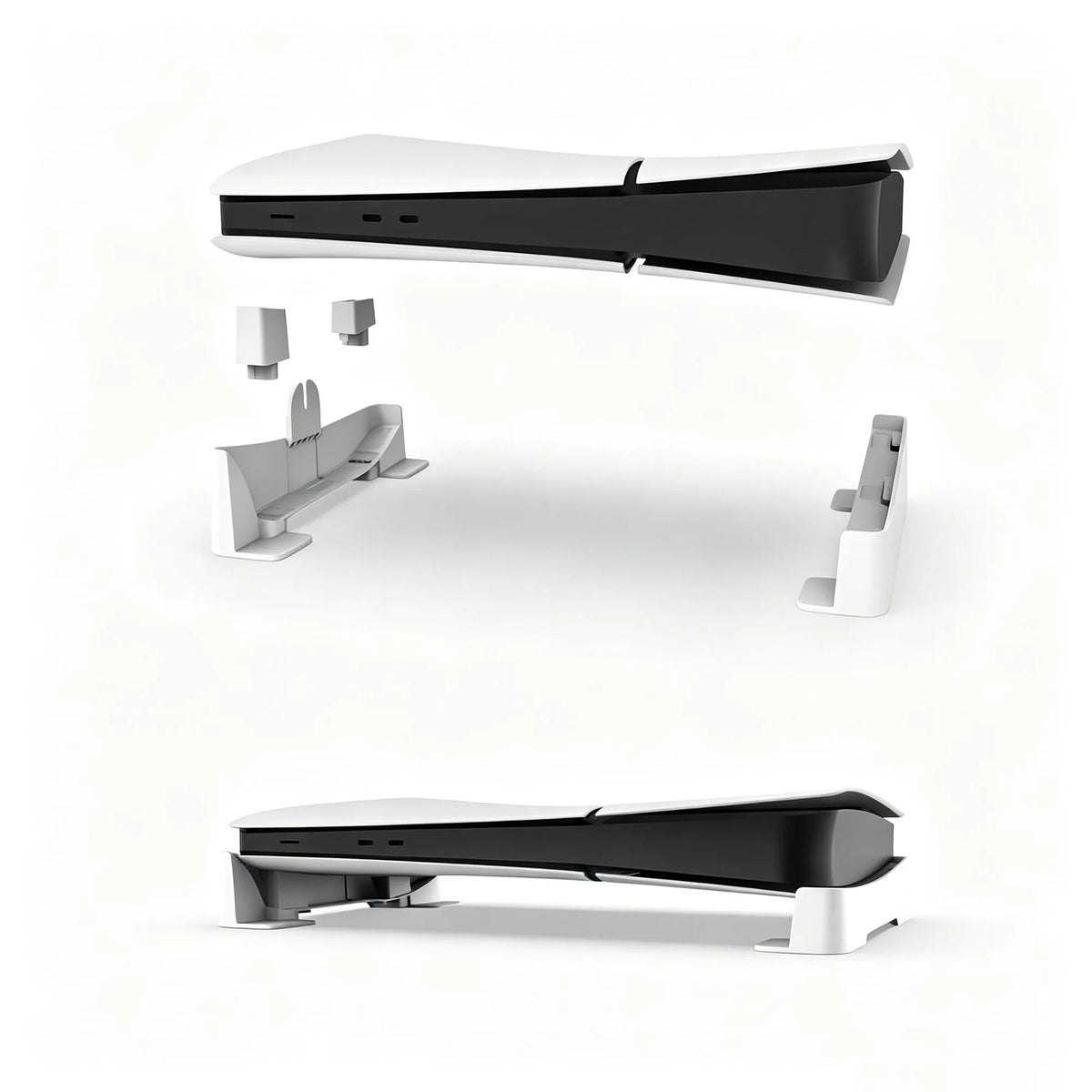 KOMIER P525 Horizontal Stand for PS5 Pro and PS5 Slim, White