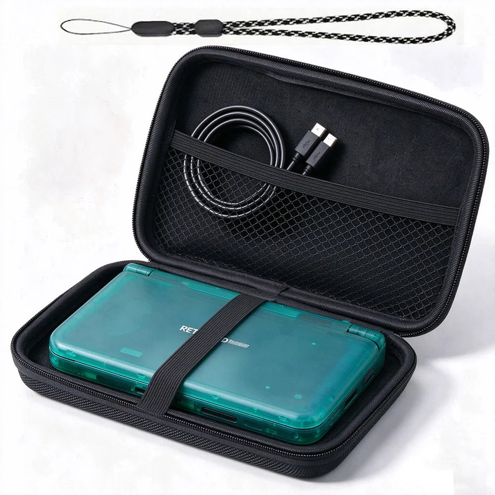 Hard Carrying EVA Case For Retroid Pocket Duo Lite /Plus Retro Flip Video Games Console Player Storage Shockproof Bag-Case ONLY