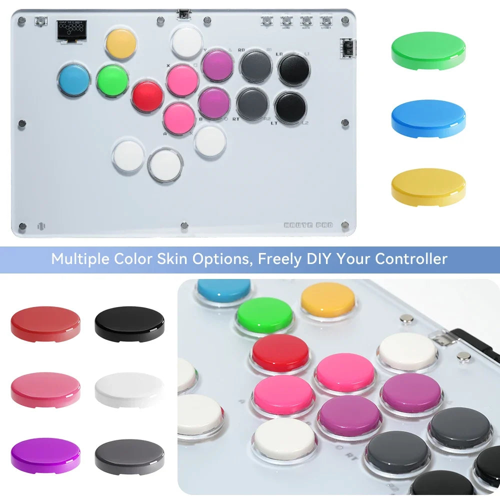 Haute42 Low Profile Hitbox Button Caps, 25.8mm Keycaps