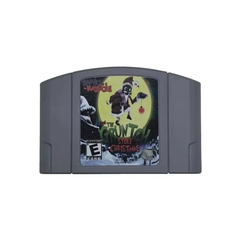 N64 USA NTSC Version 64 Bit Console Video Games Cartridge BANJO Series DREAMIE JIGGIES KAZOOIE TOOIE Hobby Collection Gift Toys