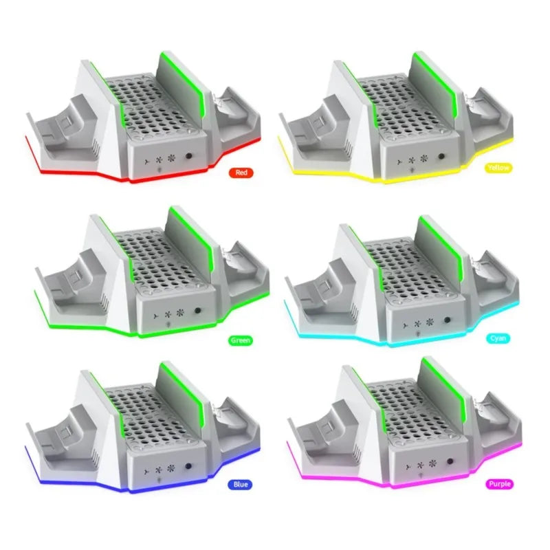 A92Z Dual Controller Charging Stand With Cooling Fans-TYX-0663D For S Multifunctional Charging Base, Console Cooling