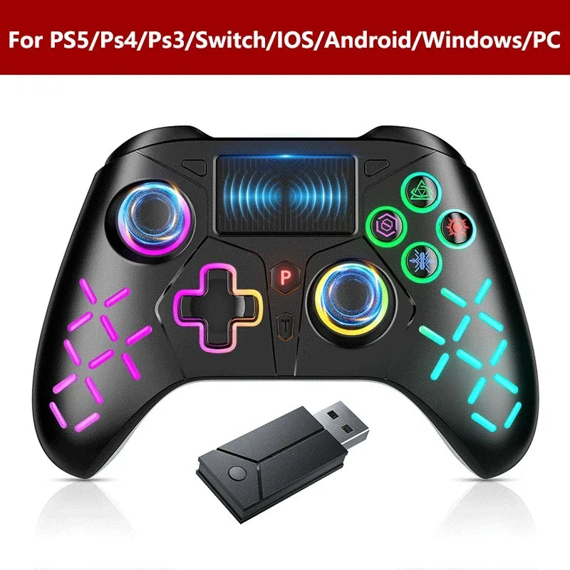 Bonacell PS5 Wireless Controller with Turbo & Macro Programming