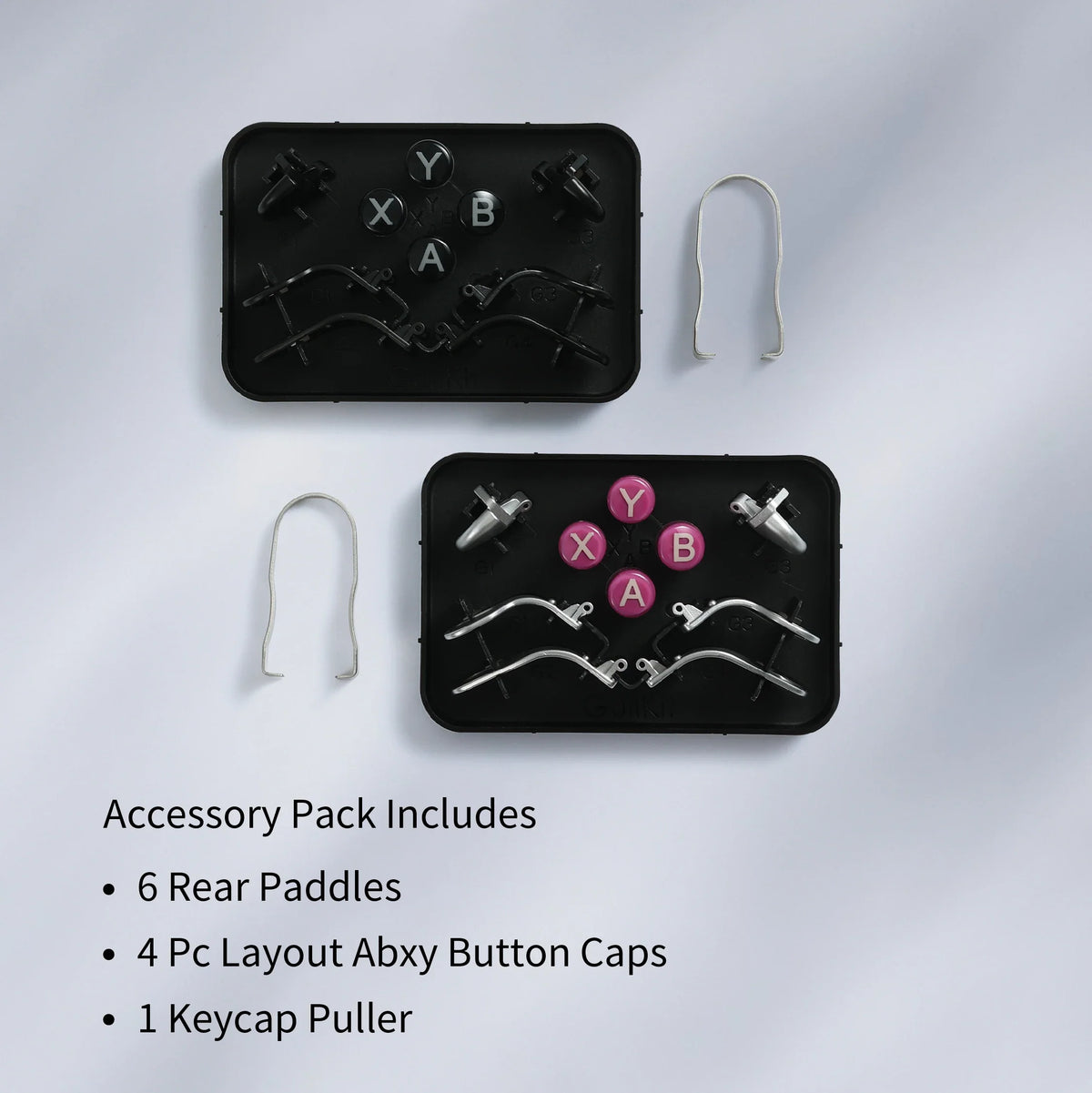 GuliKit KK3 Controller Accessory Pack with 6 Rear Paddles,4 PC Layout ABXY Button,1 Keycap Puller for GuliKit KK3 Max KK3 Pro