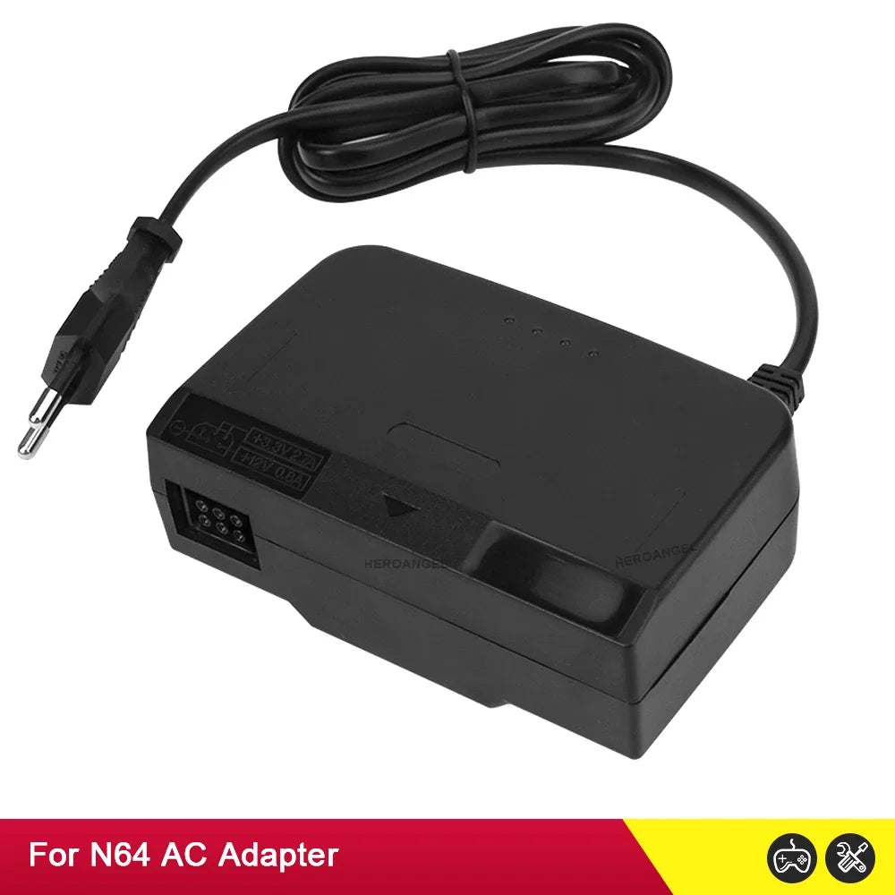 High Quality Wall Charger AC/DC Adapter Power Supply Game Charger For N64 Console AC Adaptor EU/US Plug
