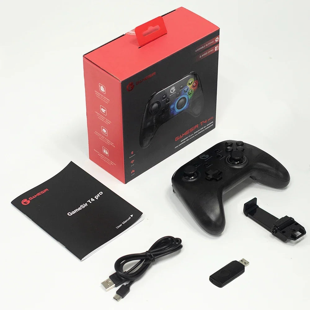 GameSir T4 Pro SE Wireless Mobile Controller Bluetooth Gamepad with 6-axis Gyro for Nintendo Switch Android iPhone PC Joystick