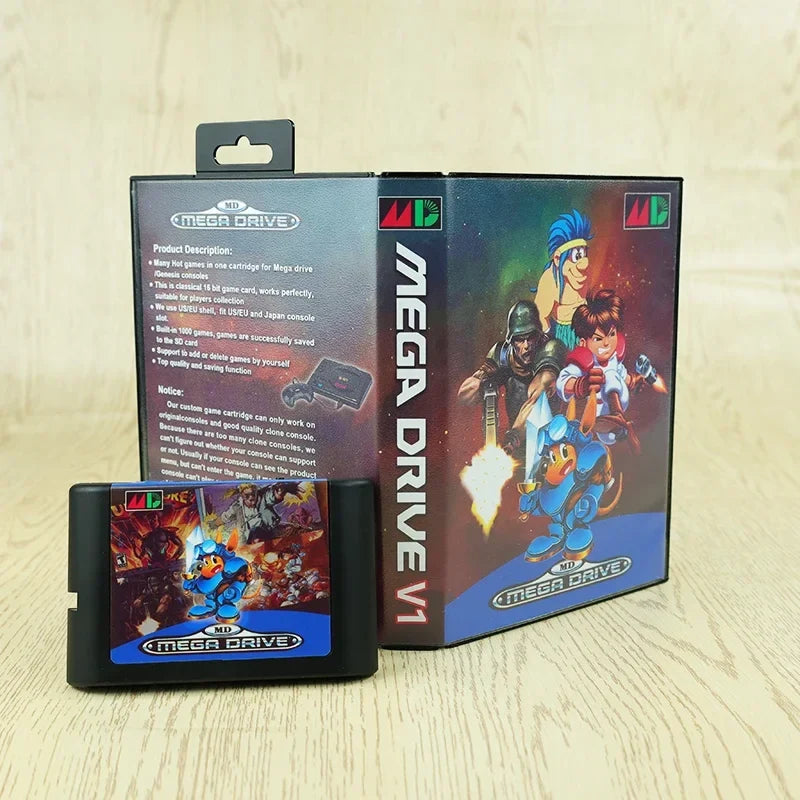 Video Card for Sega MegaDrive Genesis 1000 in 1 Games for Everdrive Mega Drive Mortal Kombat Region Free Shell Save Function
