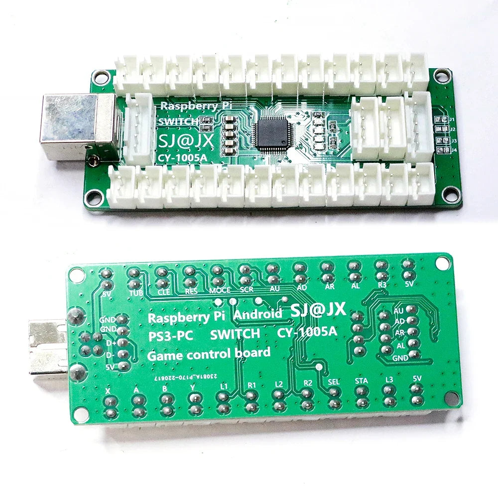 Arcade Game Joystick Controller Usb Board Zero Delay Encoder Gamepad Mini 3d Analog Stick Hitbox Switch Pc Ps3 Raspberry Pi