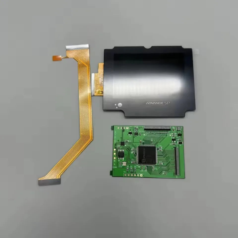 V5.4 2.9" IPS High Brightness LCD Screen Replacement Full Shell Kit for Game Boy Advance SP GBA SP Retro Console Mod Parts
