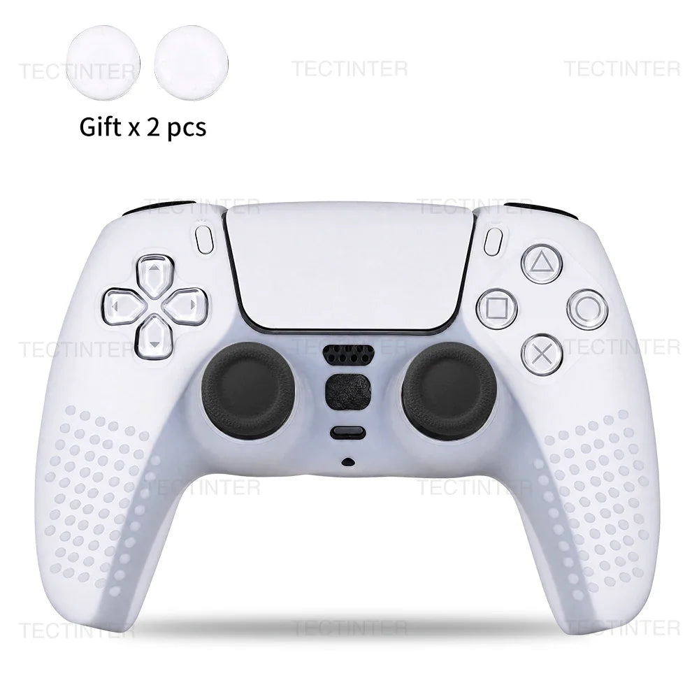 Silicone Protective Case For PS5 Controller Skin Cover For Playstation 5 PS5 Slim Gamepad Protector Thumb Grips Game Accessories