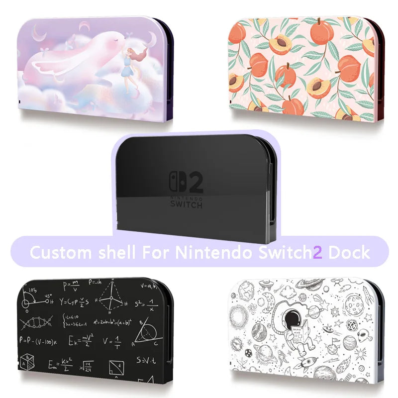 Gaming Custom Dock For Nintendo Switch2 Hard Shell Protection Case Cute Decal Design Create Your Own