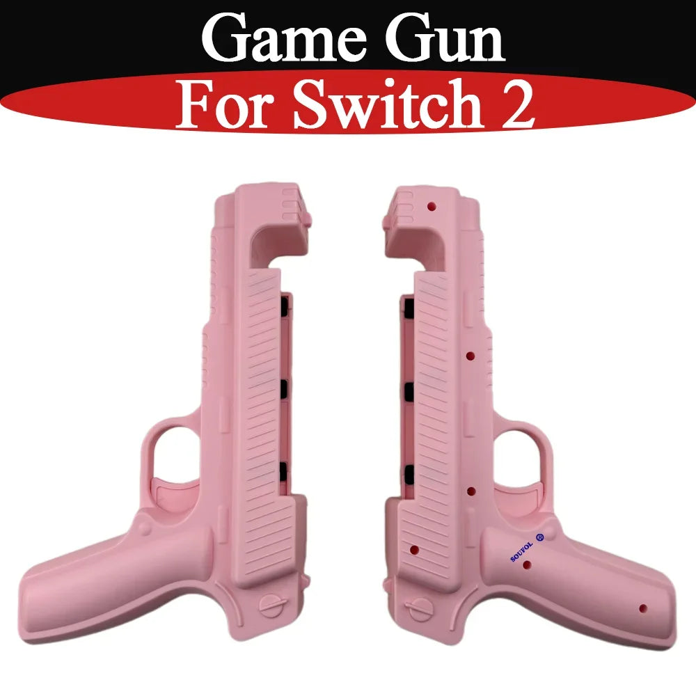 Shooting Gun Grip for Nintendo Switch 2 Joy-Con, 1 Pair, 4 Colors