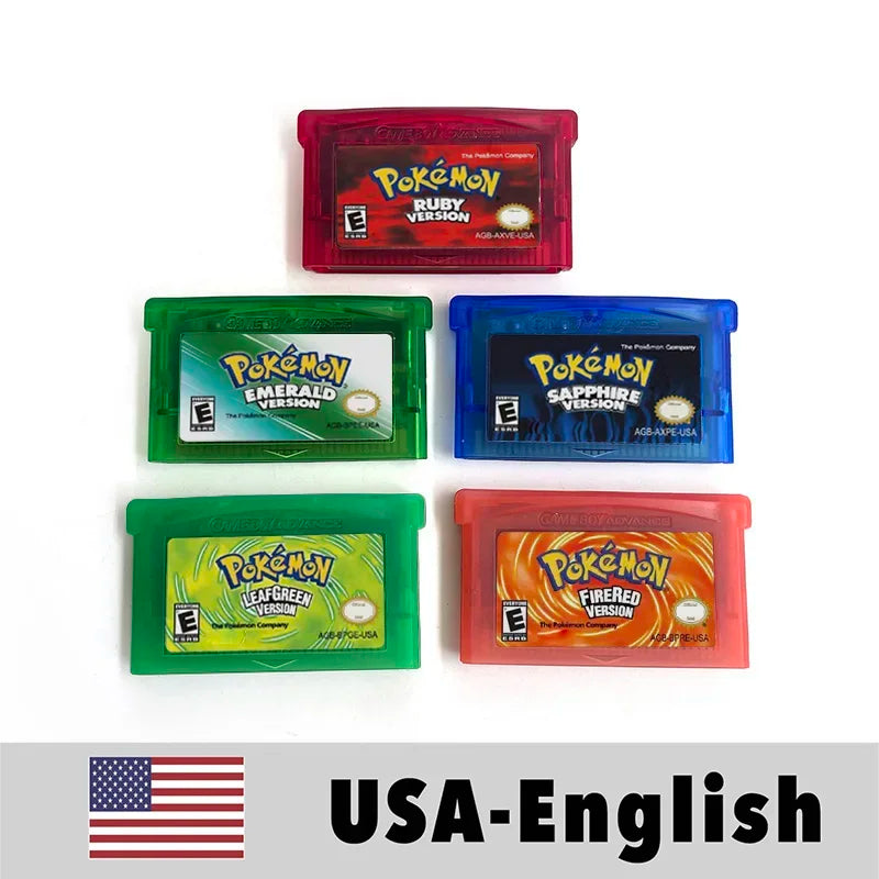 GBA 5-in-1 Cartridge: Ruby, FireRed, Emerald, LeafGreen, Sapphire