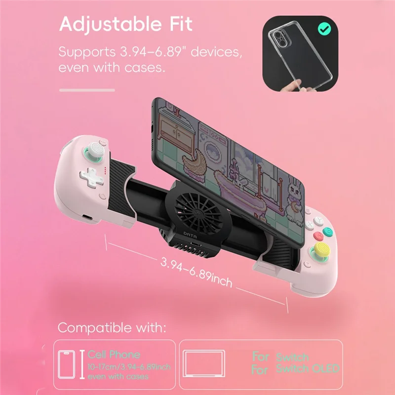 X3 Bluetooth Controller, Hall Joysticks, Cooling Fan, Switch