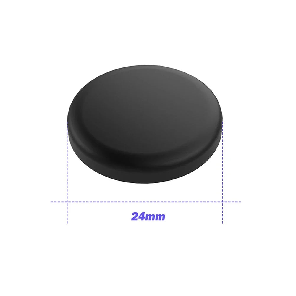 popop 14Pcs Mini HitBox Arcade Fight Stick Switch Button Caps Mechanical Keycap for Kailh Choc Low-Profile Switch V1 Black