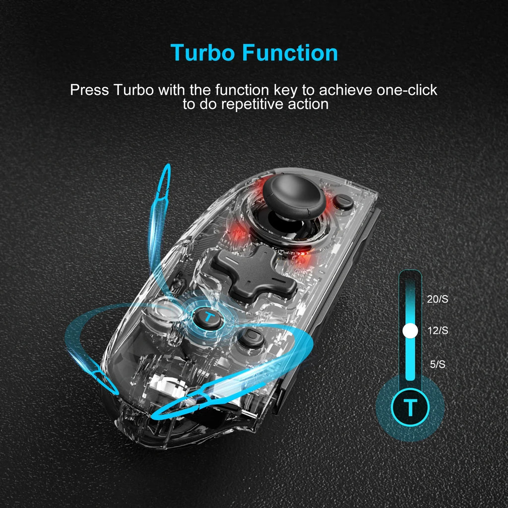LinYuvo KS58 8 LED Joypad Wireless Controller for Switch OLED