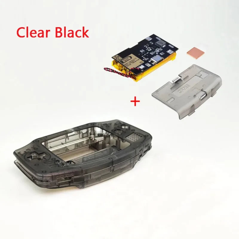 1800mAh Lithium Battery for GBA IPS V3 LCD Kits with Shell Cover