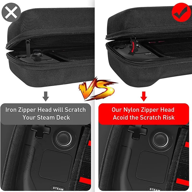 EVA Carry Bag For Steam Deck Console Storage Carrying Case For Steam Deck Console Storage Travel Bag