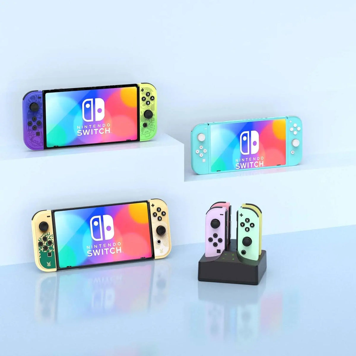 Nintendo Switch / Switch 2 Joy-Con 4-in-1 Charging Dock Station