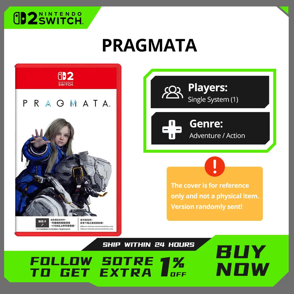 PRAGMATA for Nintendo Switch 2 - Physical Game Card