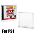 Single Clear Music CD Disc Jewel Case Storage Protective Game Cartridge Protector Display Box Sleeve for Standard PS1 Dreamcast