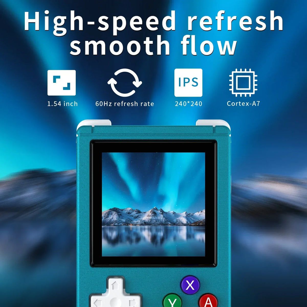 ANBERNIC RG Nano Handheld Game Console Portable Retro Video Games Consoles Hand Held Aluminum Alloy CNC Music Player 1.54Inch IPS