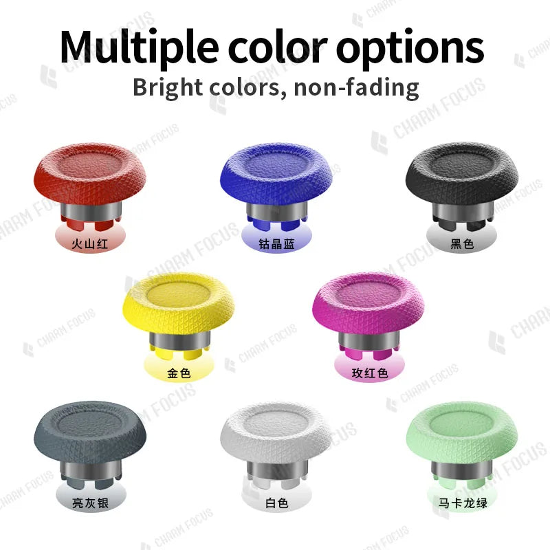 6 Analog Joystick Thumbsticks for PS5 Edge Controller Replacement Thumbstick Controller Custom Analog Joysticks Three Heights