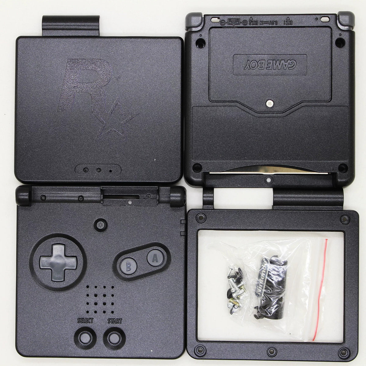 GBA SP (Game Boy Advance SP) Printed DIY Replacement Shell