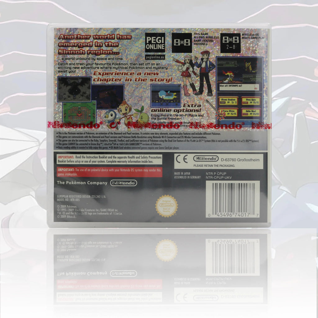 Pokemon Platinum Version UKV, New Sealed DS Game Card for DS 3DS