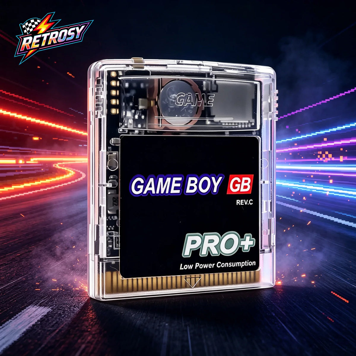 Multi-Cartridge 2000 in 1 Game Card OS V4 Support Fast Loading & One-Key Reset for Gameboy GB GBC GBA SP Built-in 4GB TF Card