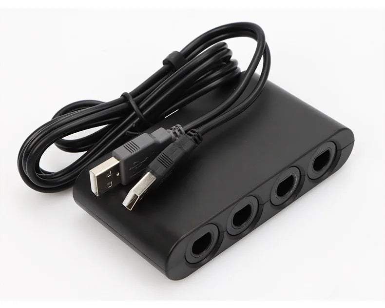 4 Ports Game Converter for GameCube GC Controller USB Adapter for Nintend Switch NGC/Wii u/PC Star Fighting Support