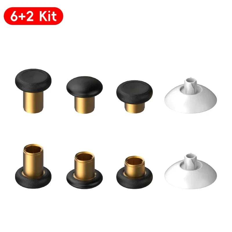 DATA FROG 8 Pack Metal Magnetic Thumbsticks for Xbox One Elite Series X S Controller Hall Effect Sensor Joystick Caps Accessorie