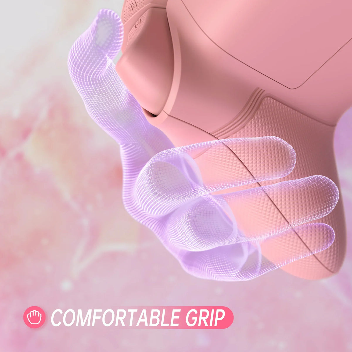 eXtremeRate Full Set Shell for Xbox Series X/S, Pinky Jellyfish