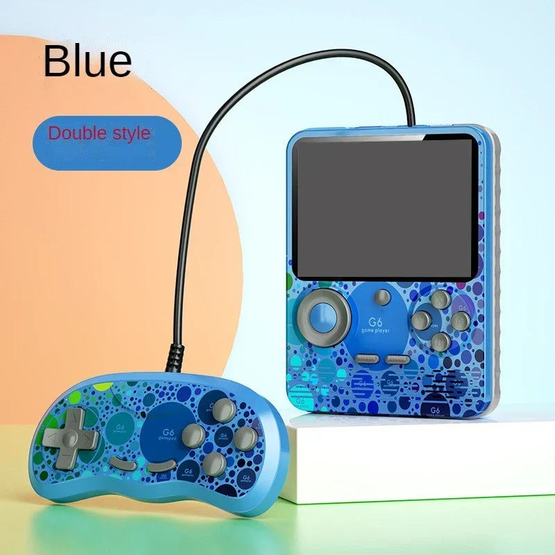 G6 Handheld Game Console, 3.5-inch Screen, 500 Games for Kids