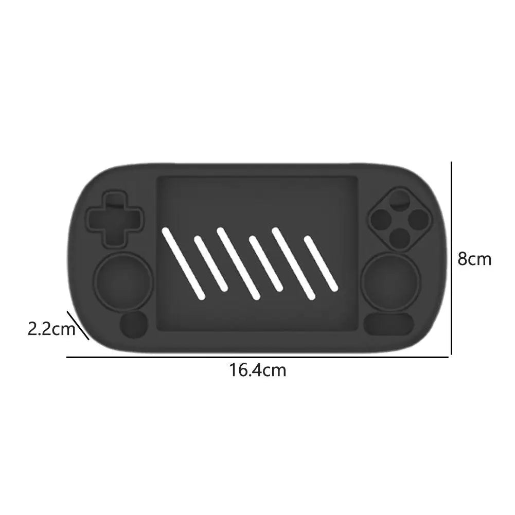 For ANBERNIC RG40XX H Large Screen Retro Handheld High Quality Game Console Silicone Protective Cover Solid Color