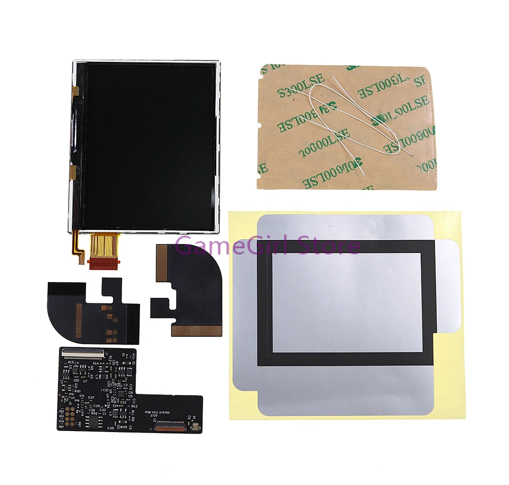 1set V3.0 IPS Backlight Highlight Brightness LCD Screen Kits For Gameboy GBA Advance Game Console