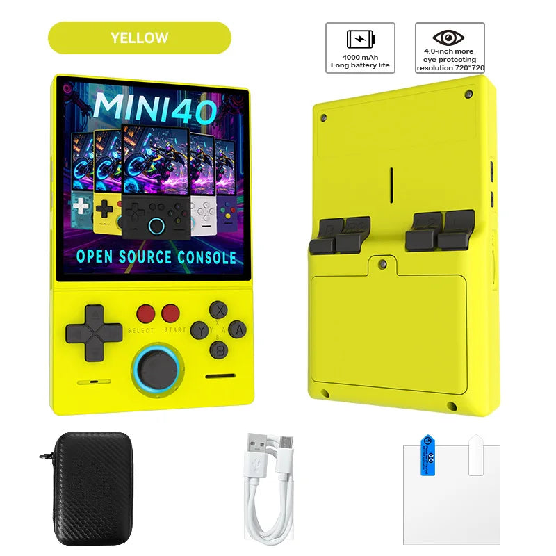 Mini40 Retro Handheld Console, Up to 22,000 Games, PSP GBA