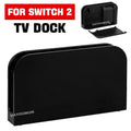 New Black TV Dock Charger Station Stand For Switch 2 Charging Dock HDMI-Compatible TV DOCK Charging Base For Switch 2