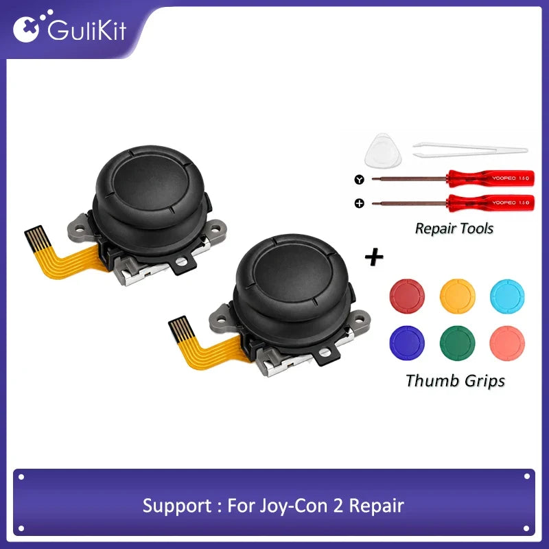 GuliKit TMR Joystick for JoyCon 2 No Drifting Stick for Nintendo Switch 2 Model Game Console Repair Replacement