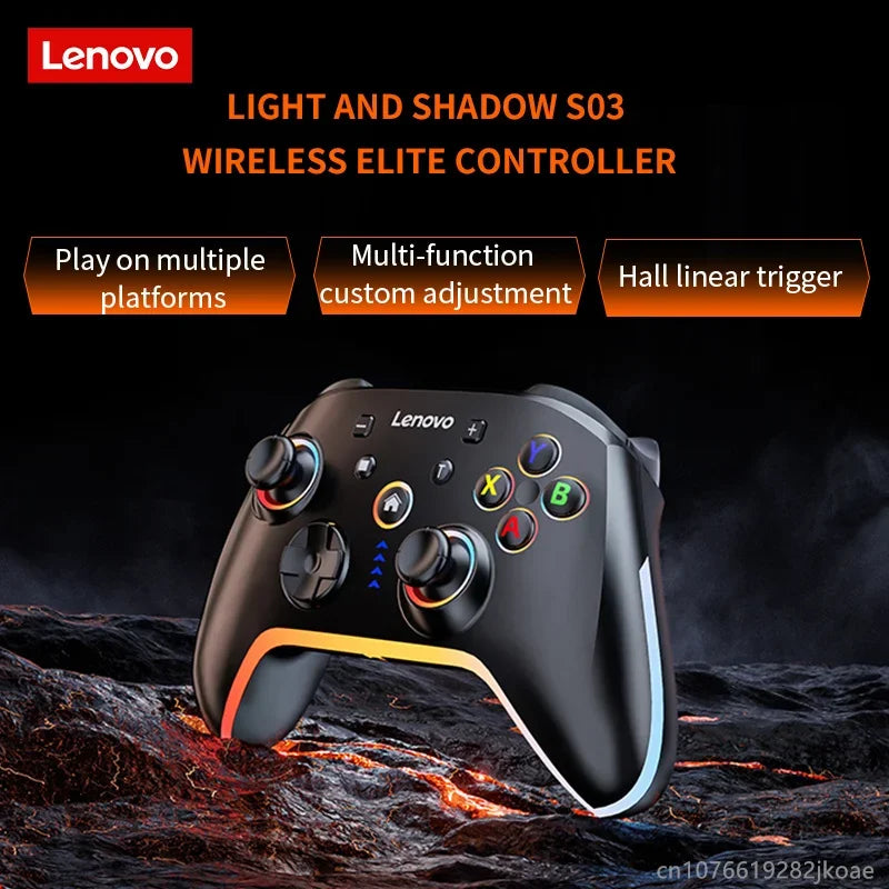 Lenovo S03 Wireless Gamepad Hall Trigger for Switch PC Android